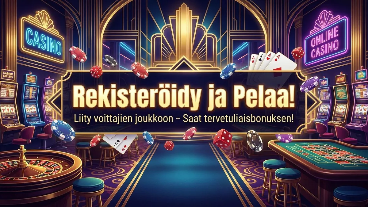 Rekisteröidy bonuksella